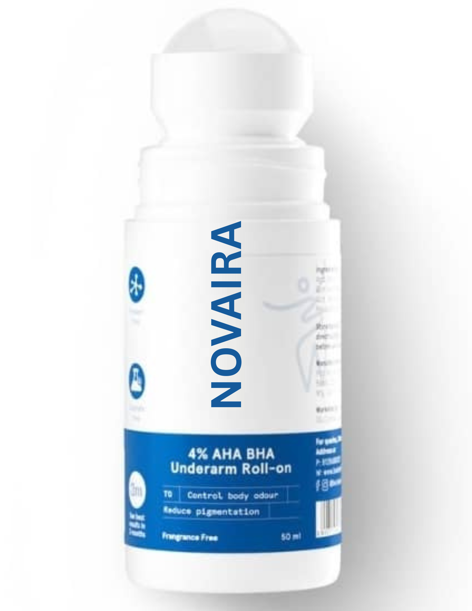 4% AHA BHA Underarm Roll On - 50 mL - No Fragrance AED60