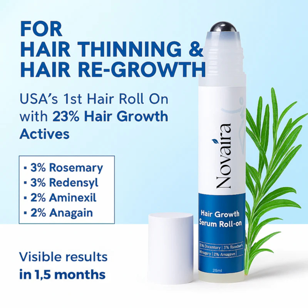 Novaira™ Advanced Hair Growth Roll On Serum
